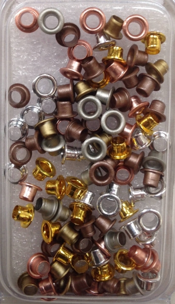 Oese (Eyelets) rund Metallic-Farben